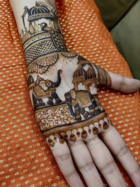 bridal mehndi design