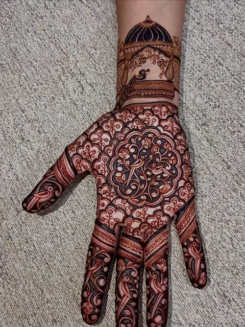 bridal mehndi design