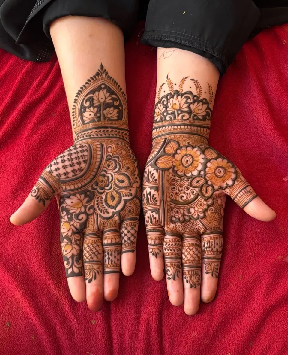 Arabic Front Hand Mehndi Design (2)