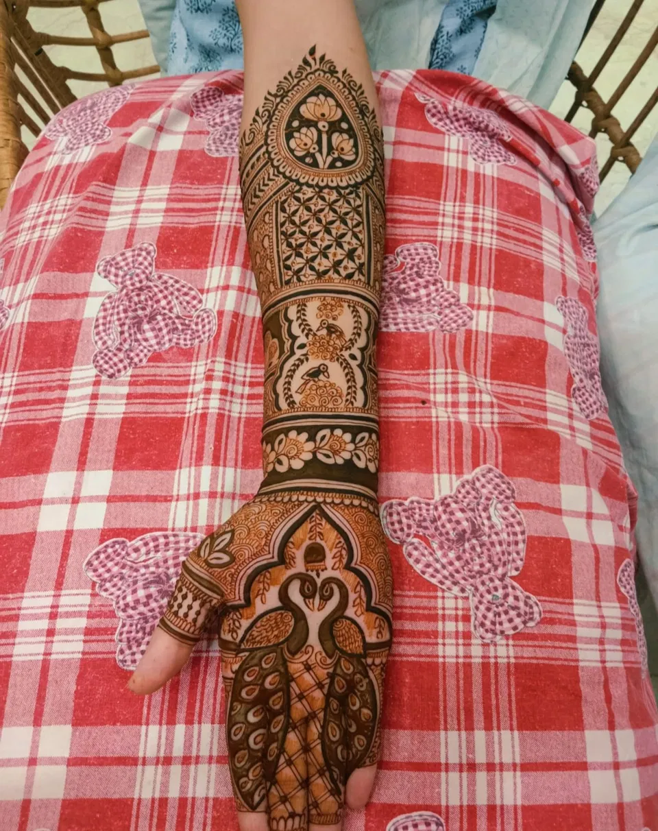 Full Hand Mehndi Design