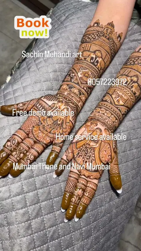 figure mehndi design