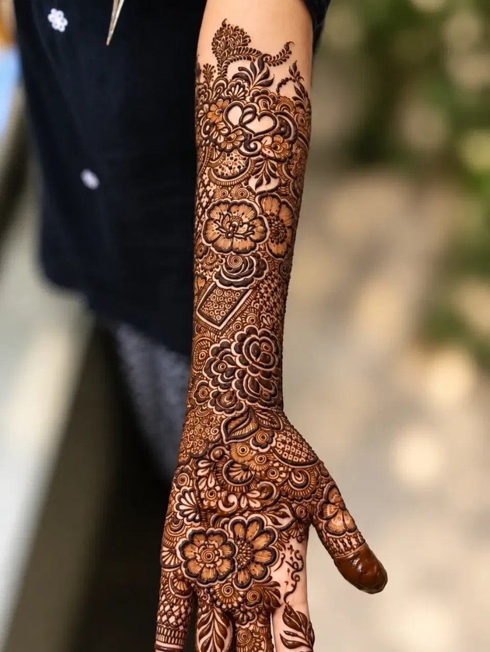 Bridal Full Hand Mehndi Design