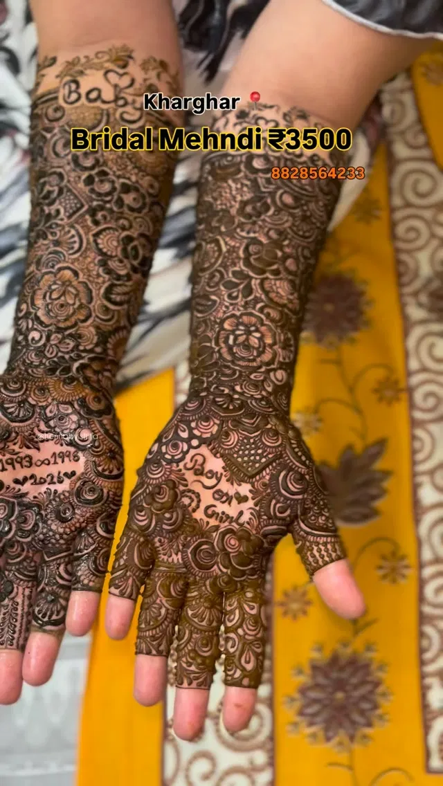 Aesthetic Full Hand Mehndi Design (2)