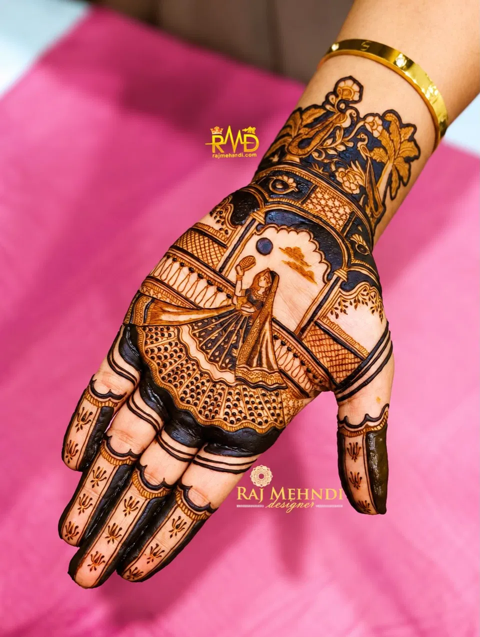 Bridal Full Hand Mehndi Design