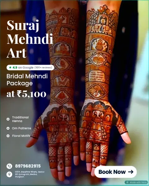 bridal figure full hand mehndi design