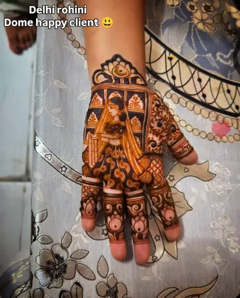 bridal mehndi design