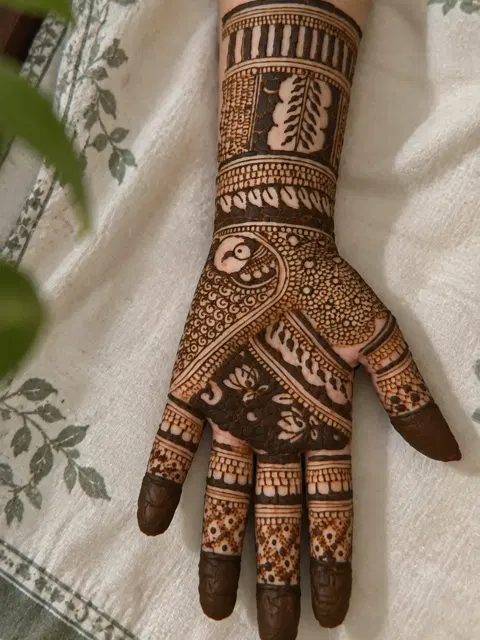 bridal mehndi design