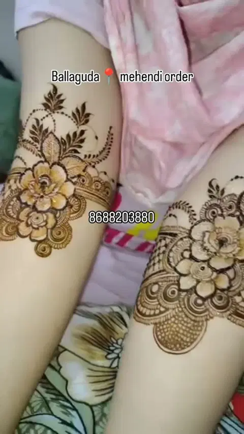 full hand mehndi design
