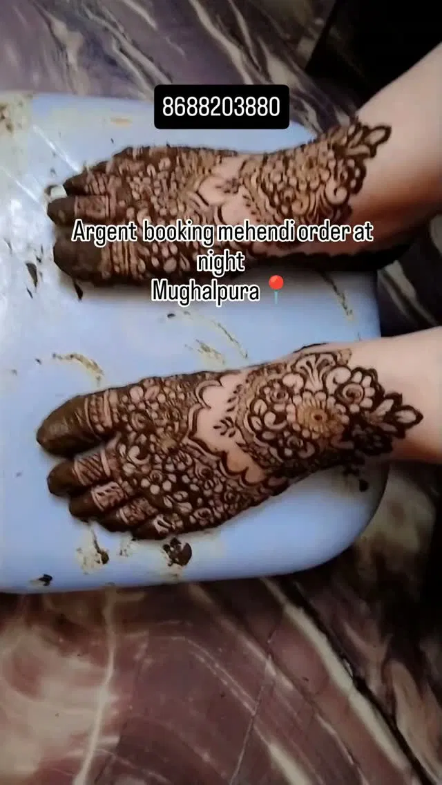 Aesthetic Bridal Mehndi Design (3)