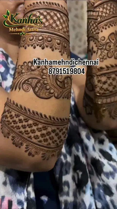 full hand mehndi design