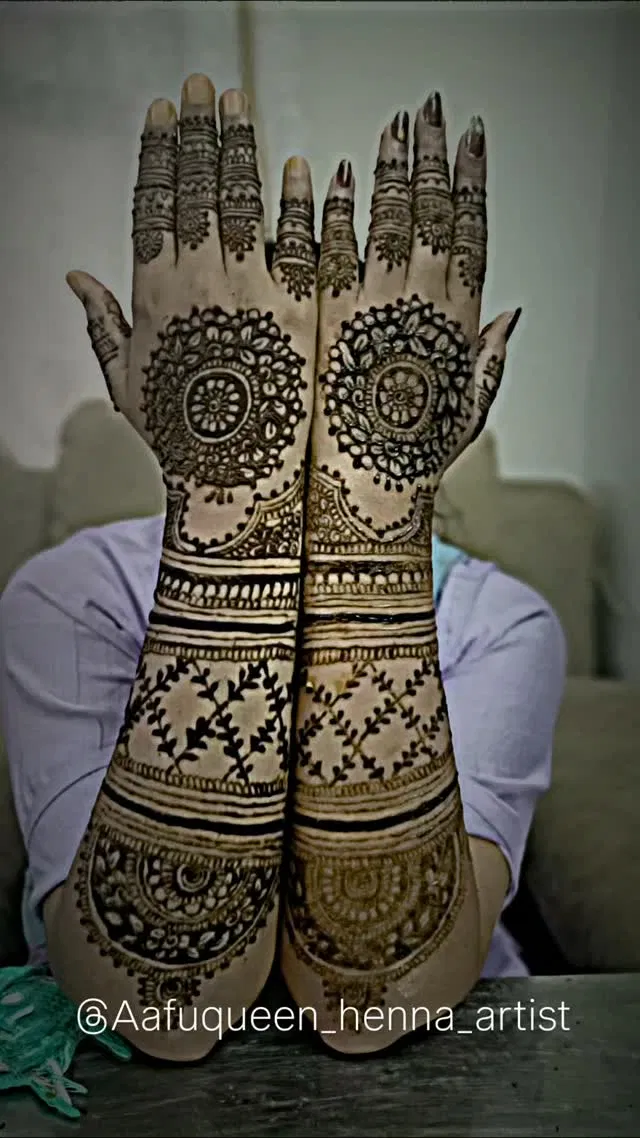 Full Hand Mehndi Design