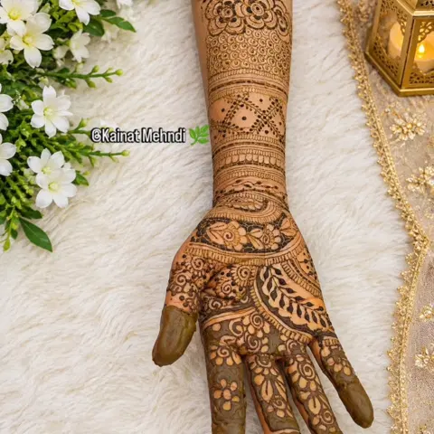 arabic full hand mehndi design