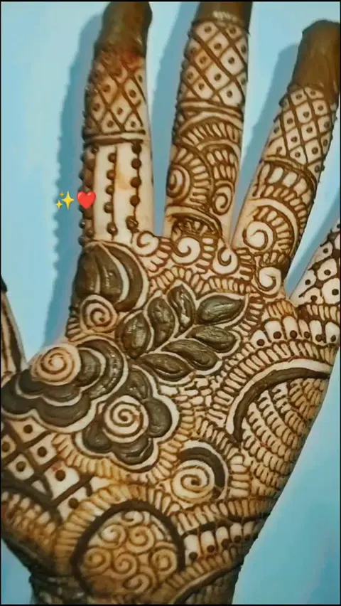 heart mehndi design