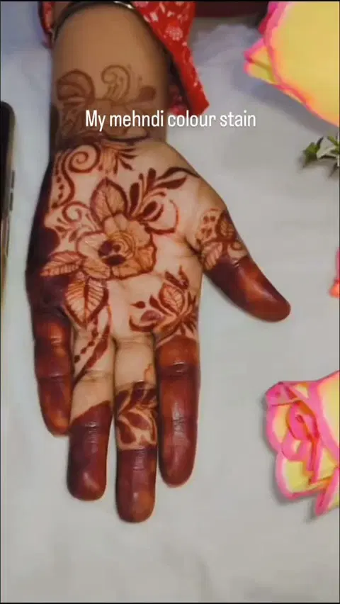 arabic simple front hand mehndi design