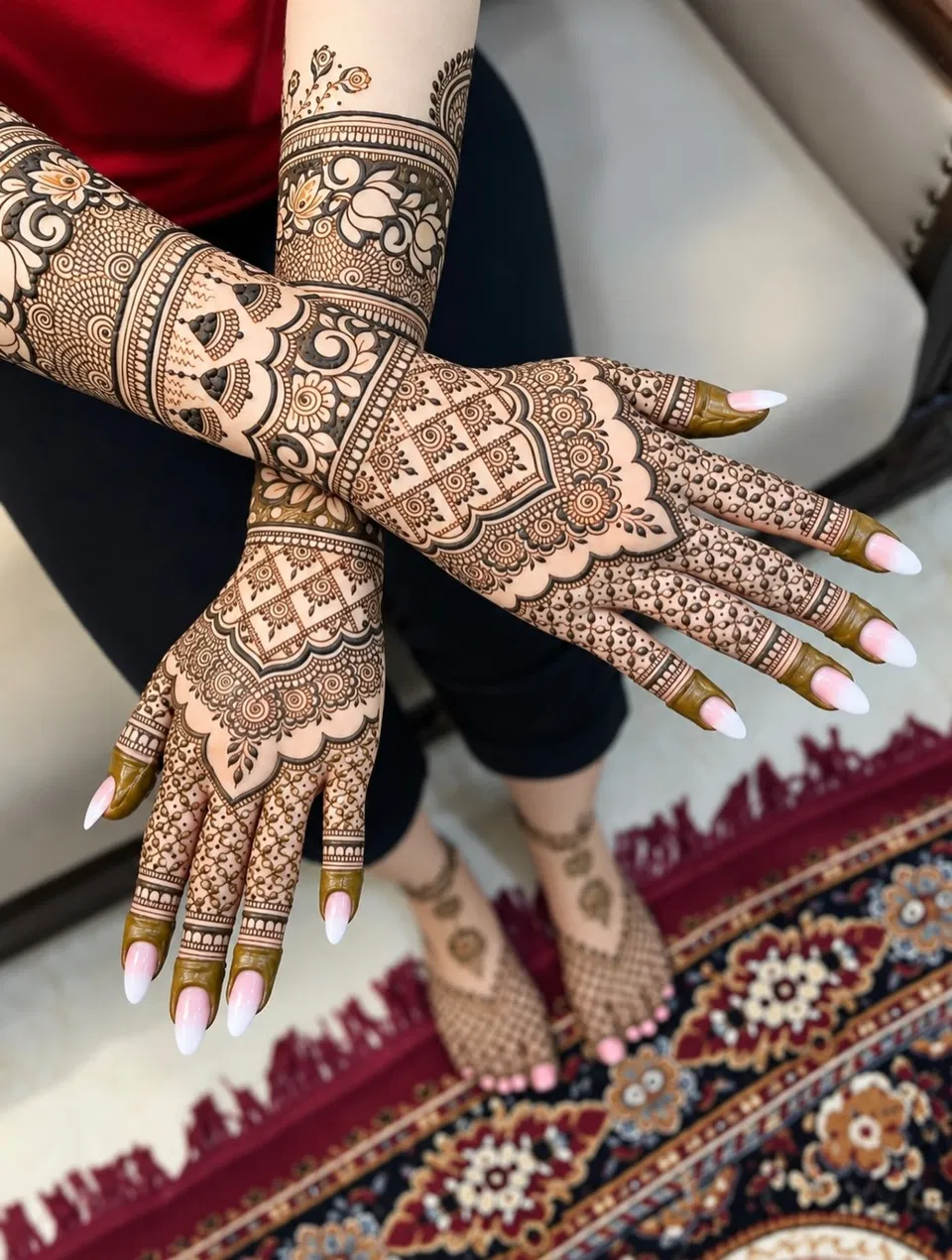 Bridal Full Hand Mehndi Design (2)