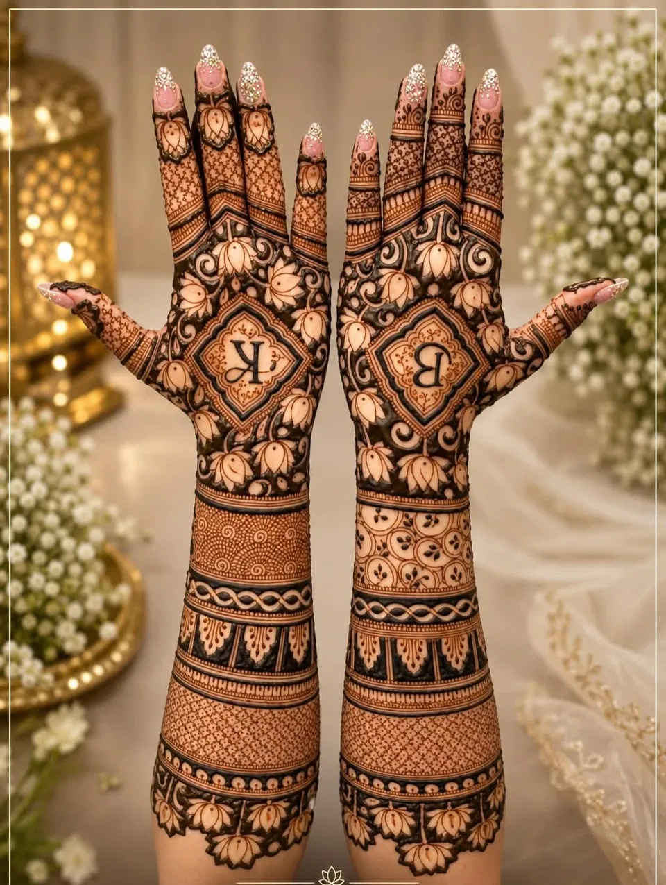 Bridal Back Hand Mehndi Design (3)
