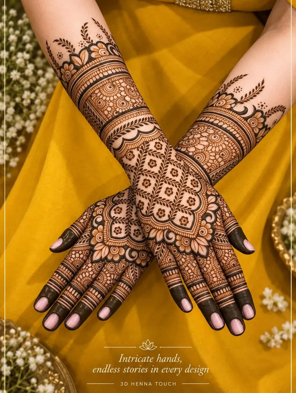 Bridal Back Hand Mehndi Design (4)