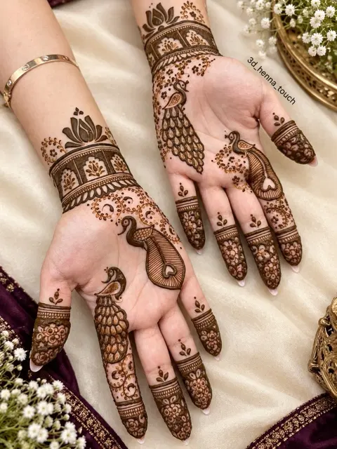 figure mehndi design