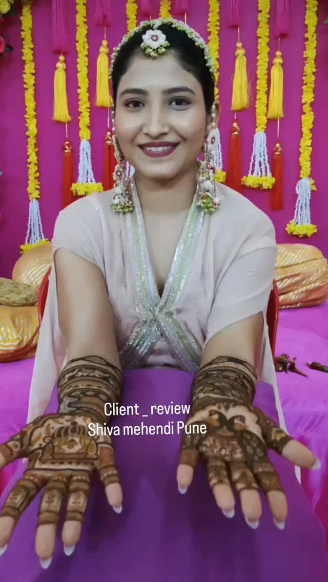 Bridal Mehndi Design with Figures