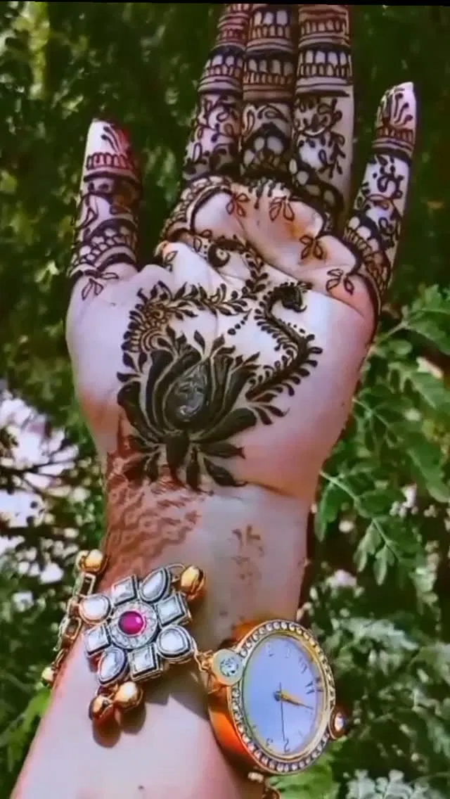 Arabic Simple Mehndi Design