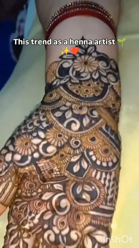 full hand mehndi design