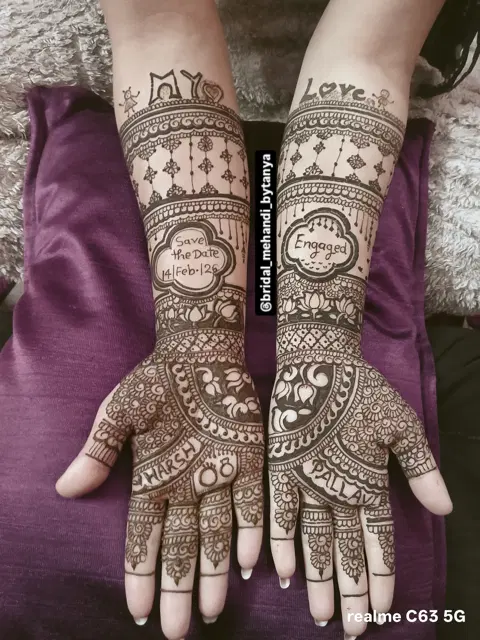 figure back hand mehndi design