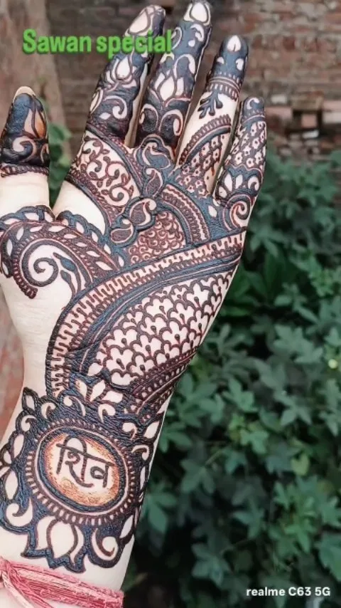 Aesthetic Mehndi Design