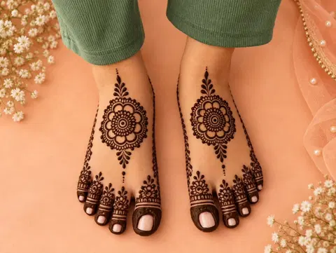 back hand mehndi design
