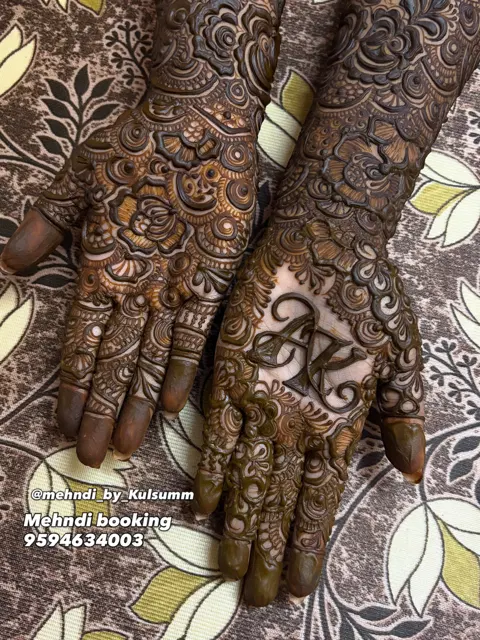 figure mehndi design