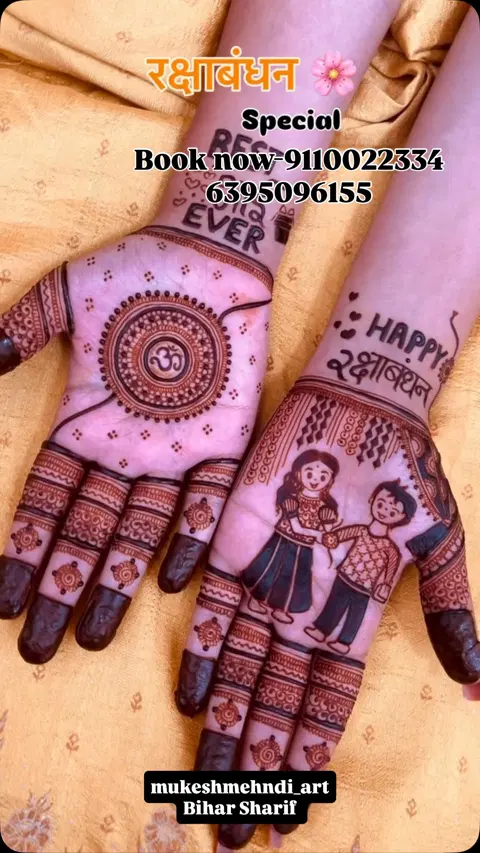 figure front hand mehndi design