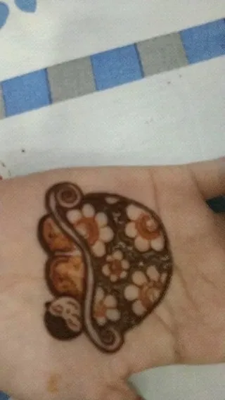 Mehndi Design with Peacock
