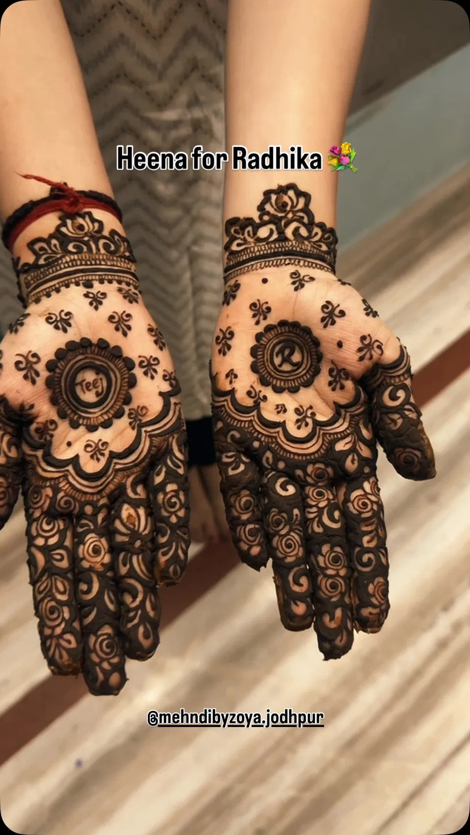 Front Hand Mehndi Design