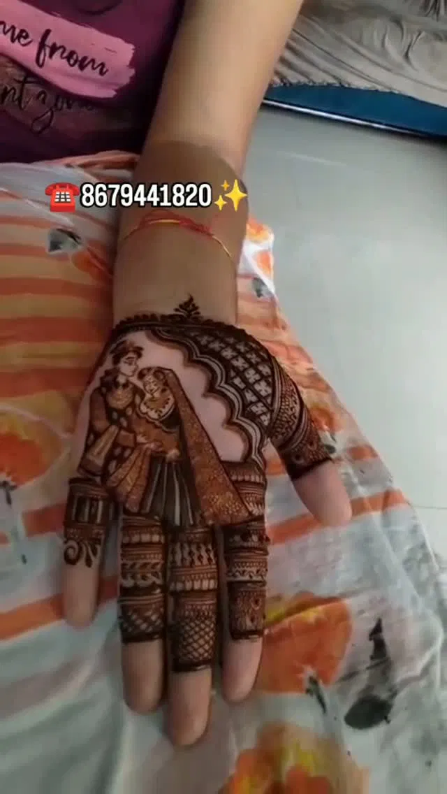 Back Hand Mehndi Design