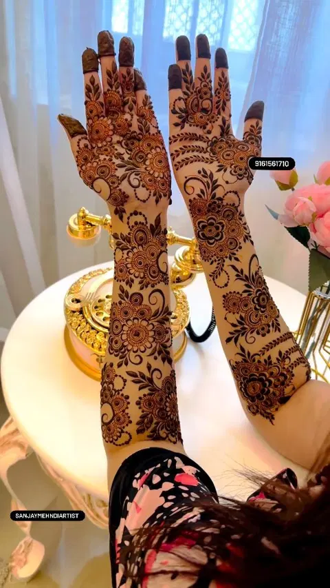 bridal mehndi design