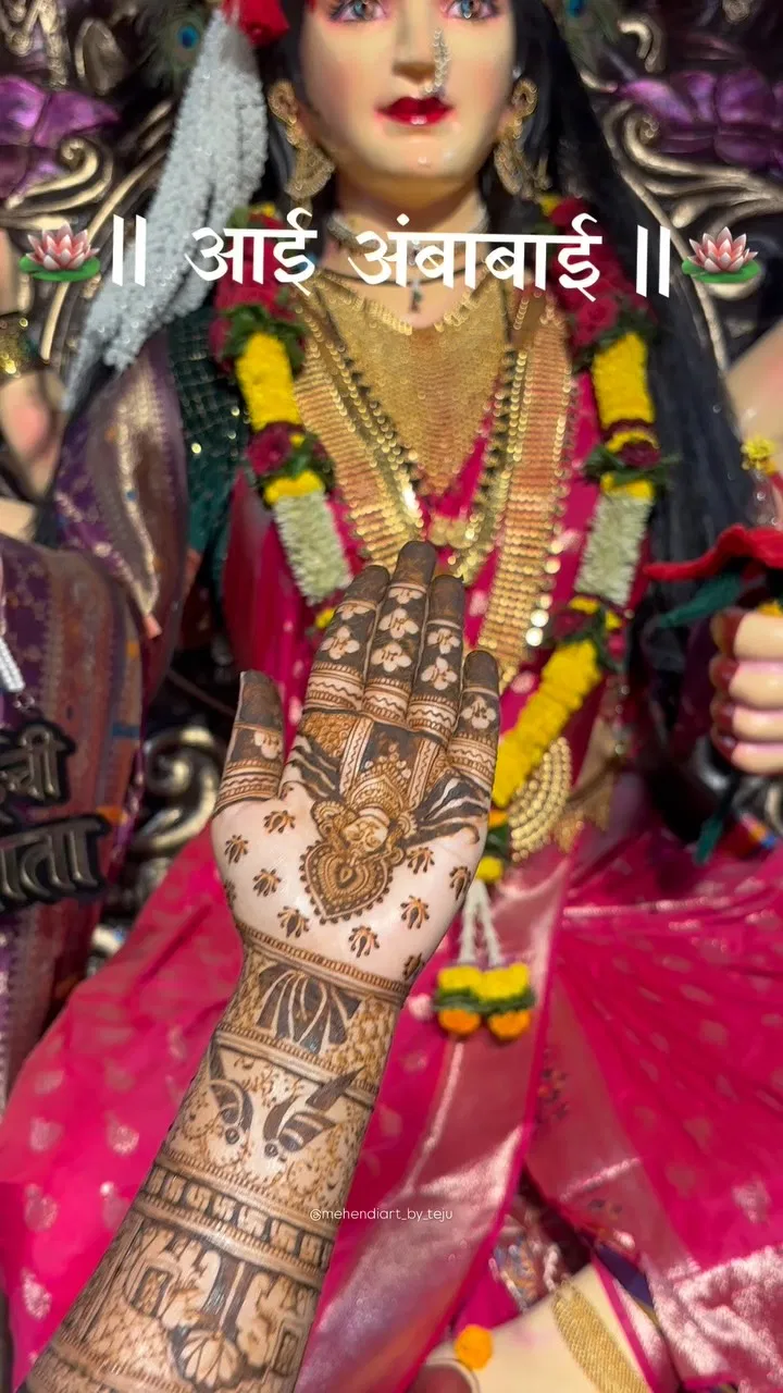 Front Hand Mehndi Design