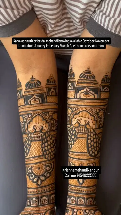bridal figure front hand mehndi design