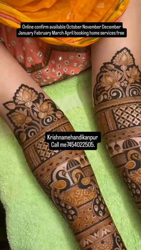 figure full hand mehndi design