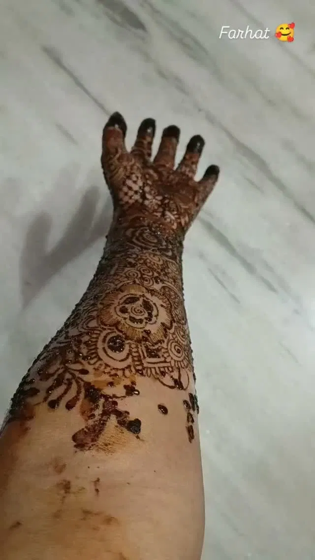 Full Hand Mehndi Design