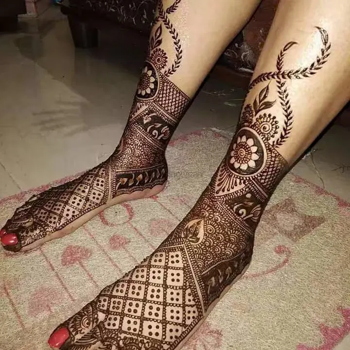 Foot Mehndi Design