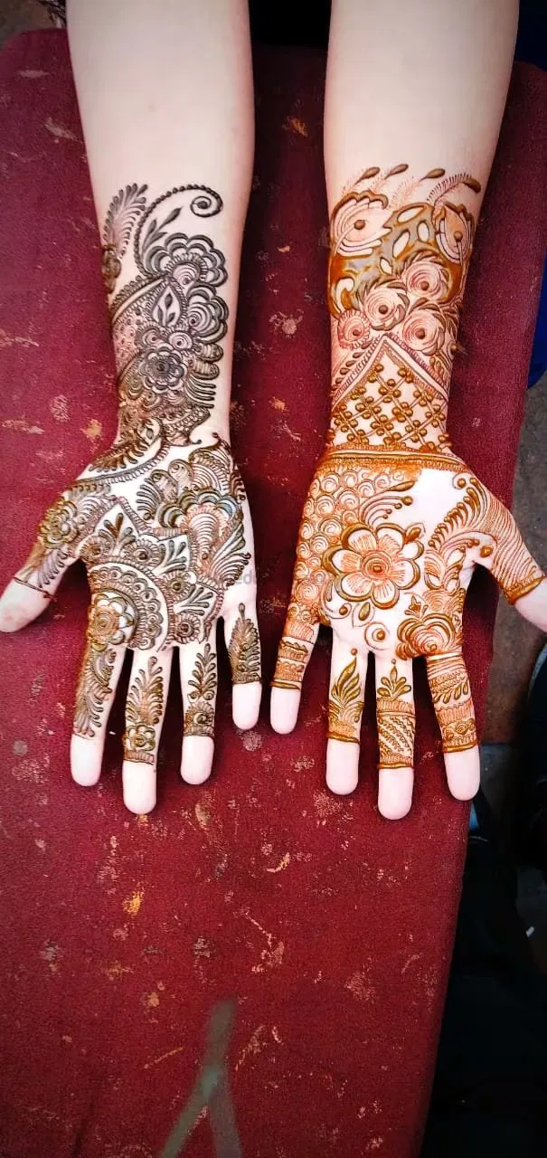 Front Hand Mehndi Design