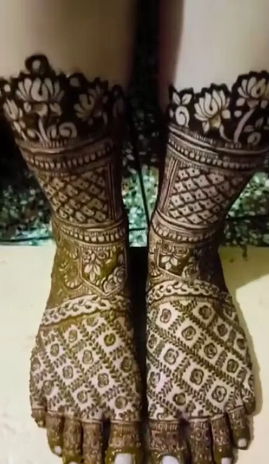 Mehndi Design with Figures (2)