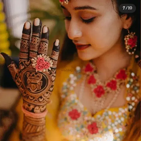 figure mehndi design