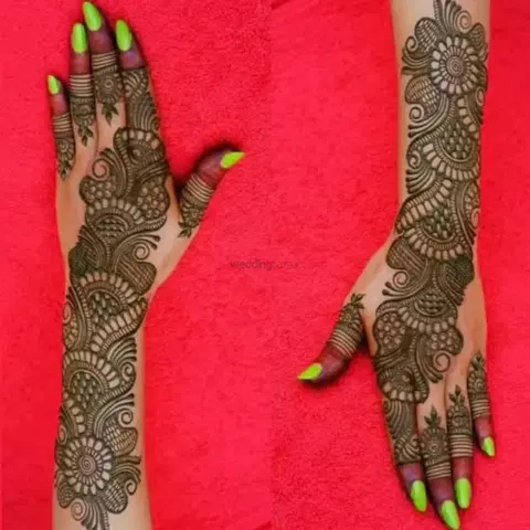 back hand mehndi design