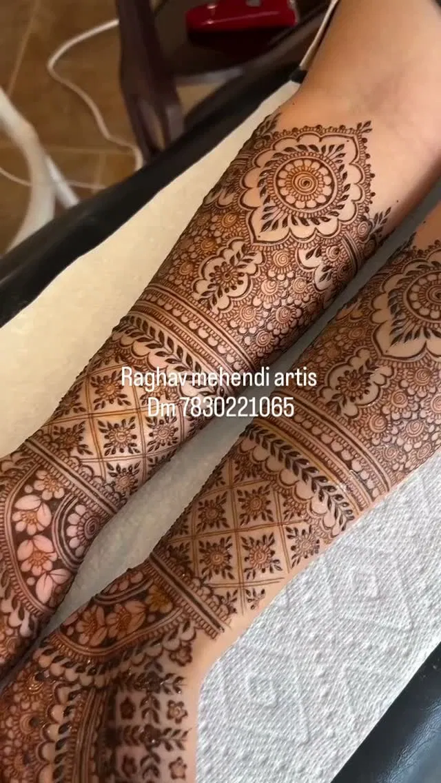 Full Hand Mehndi Design