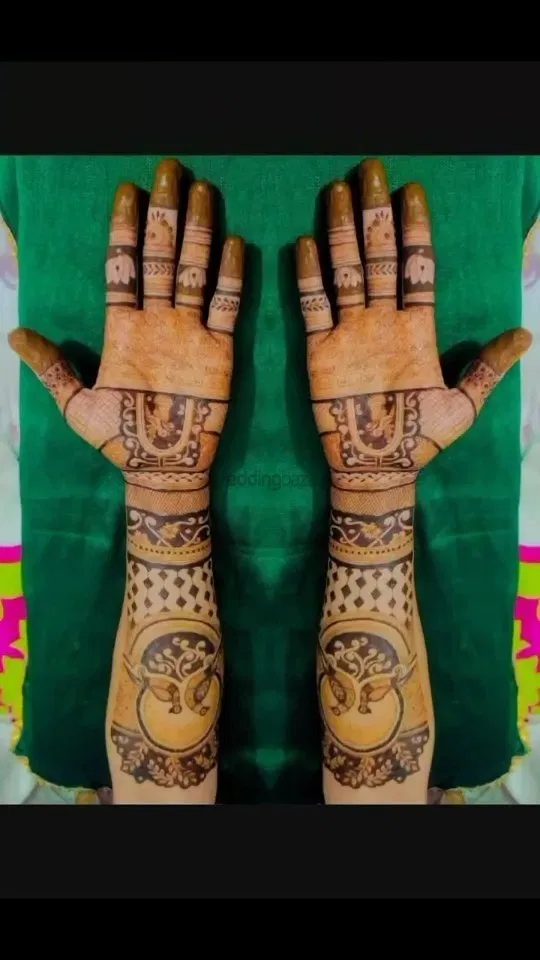 Front Hand Mehndi Design