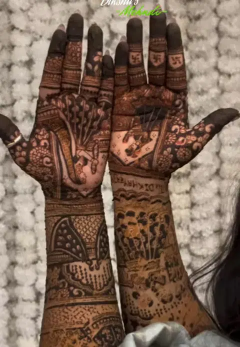 figure mehndi design