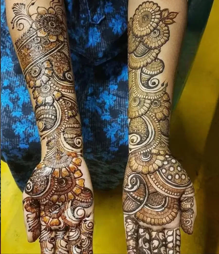 Full Hand Mehndi Design