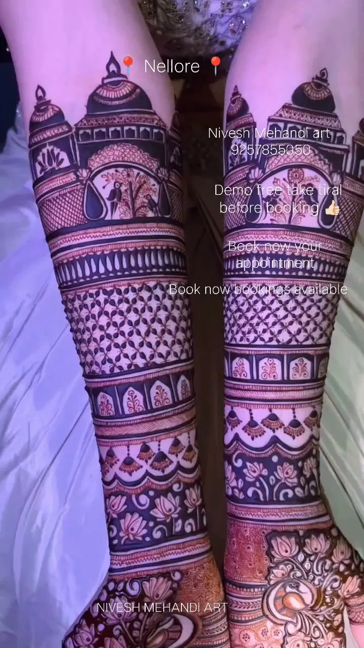 Front Hand Mehndi Design with Figures (9)