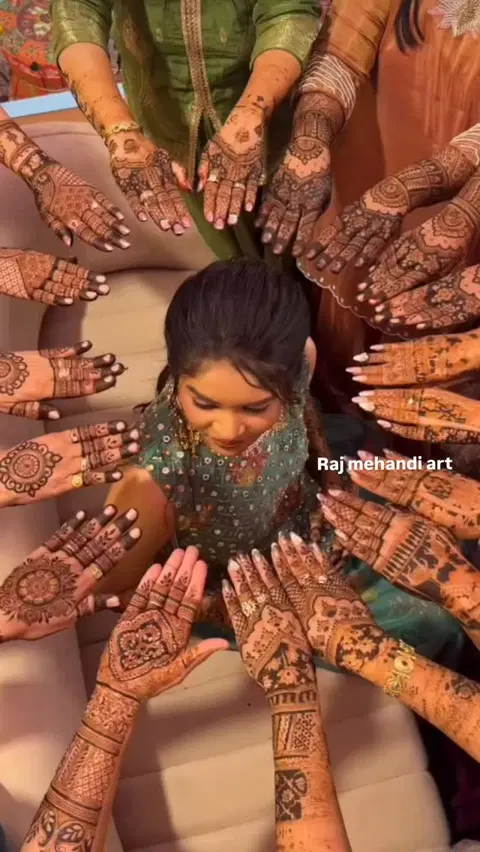 bridal indian figure mehndi design