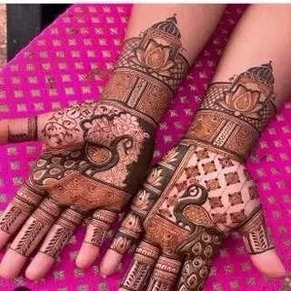 back hand mehndi design